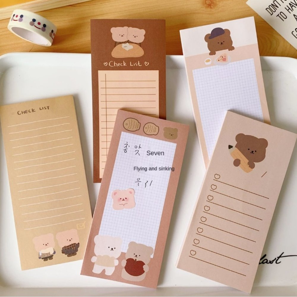 Korean Bear Sticky Notes - Picture 4 of 10